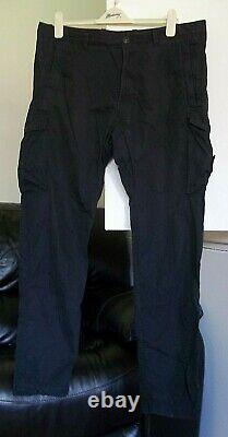 Stone Island Ghost Shadow Project Black Cargo Combat Trousers. 36 Waist
