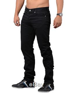 Stone Island Jeans Mens J1BZM Cotton Satin Trouser/Jean in Black