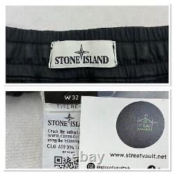 Stone Island RE-T Cargo Pants Black Trousers W32 Cargos Joggers 1035
