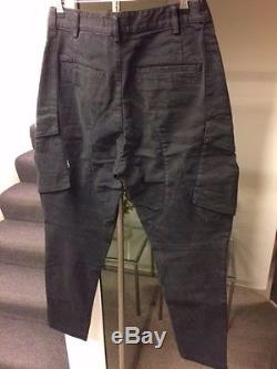 Stone Island Shadow Project AW16 Cargo Pants Comfort Cotton Gabardine in Black