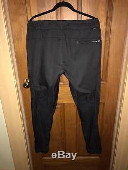 Stone Island Shadow Project Drawcord Pant CO/PA Hollow Fiber in Black Size 52 Ne