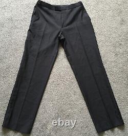 Stunning Balmain Black Wool Trousers. 34W x 32L. (T2111)