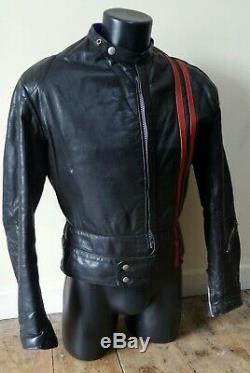 Superb D Lewis Leathers Cafe Racer Jacket & Trousers Rare Vintage Motorcycle