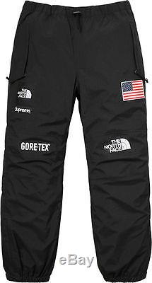 Supreme 17S/S TNF Expedition Gore-Tex Pant Black Size M, L 1000% Authentic
