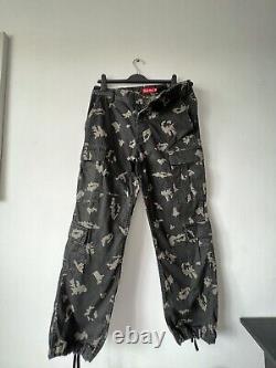 Supreme Cargo Trousers Digital Urban Camo Print With Pockets Camo M