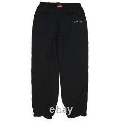 Supreme Nylon Track pants Size Medium Black