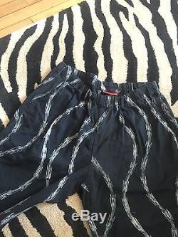 Supreme Razor wire Pants black Large 30-34 Leopard Ian Connor box logo camp