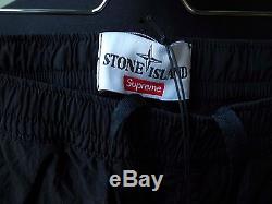 Supreme x Stone Island SS16 / Nylon Metal Track Pant / Black / Size M