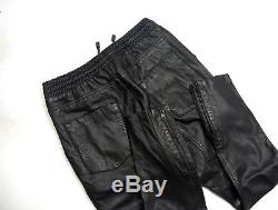 TIGHA Bill Black Men's Leather pants Motor Size 33 M
