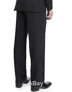 TOM FORD Black Wool Tuxedo Trousers Size 58 / 42 U. S. Pants Black Pre-Owned