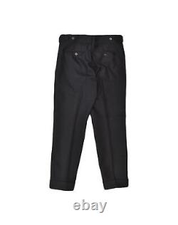 TOM FORD Mens Suit Trousers EU 46 W32 L27 Black Cotton