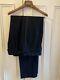 Terry Haste Savile Row Double Pleat Black Tuxedo Trouser Uk36 It52 £800