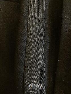 Terry Haste Savile Row Double Pleat Black Tuxedo Trouser UK36 IT52 £800