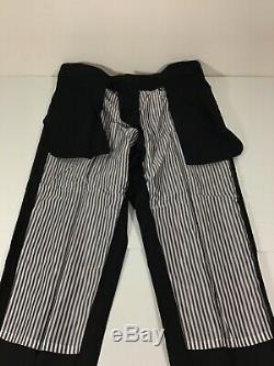 Thom Browne Mens Black Wool Dress Pants Sz 2 Authentic