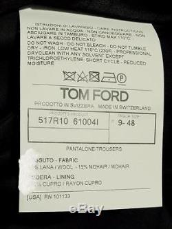 Tom Ford Black Slim-Fit Wool /Mohair Texudo trousers IT48 rrp 990GBP