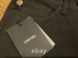 Tom Ford Mens Black Cord Straight Cut Jean 29 X 34 NEW WITH TAGS RRP £740