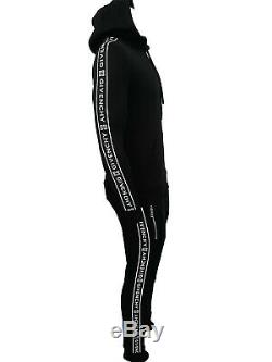 Tracksuit Set GIVENCHY PARIS Tracksuit Blouse Trousers Sports Black 3D Logo Line