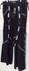 Tripp Nyc Size 3 Pants Black With White Stripes Gothic New