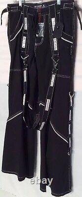Tripp NYC Size 3 Pants Black with White Stripes Gothic New
