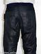 True Religion Brand Men's Fashion F Leather Coated Moto Black Jogg Jeans Pants