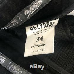 UglyBROS Motorpool Motorcycle Trousers Black Waist Size 34