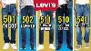 Ultimate Buying Guide To Levis Jeans 501 502 511 541 510