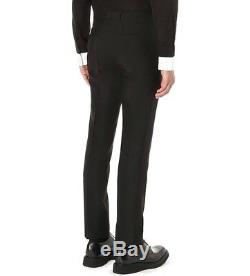 UltraRare&Great Givenchy AW16 Star-embroidered Wool/Mohair Black Tuxedo Trousers