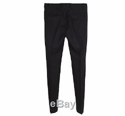 UltraRare&Great Givenchy SS16 Brass Insert Slim Fit Solid Black Pants /Trousers
