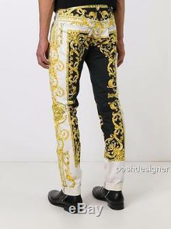 VERSACE Iconic Baroque Jeans Trousers Pants SZ31, RRP895GBP NEW