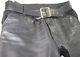 Vintage Men's Vanson Leather Pants 2xl Belted Black Adjustable 36-43 Waist Xxl