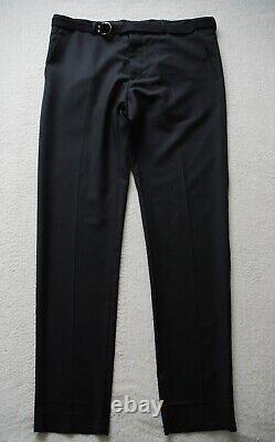 Valentino Mens Black Wool Mohair Smart Trousers size IT48 BNWT