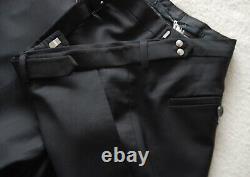 Valentino Mens Black Wool Mohair Smart Trousers size IT48 BNWT