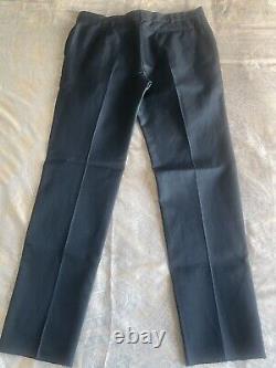 Valentino Mens Black Wool Pants Sz 46/36 US NWT $1535