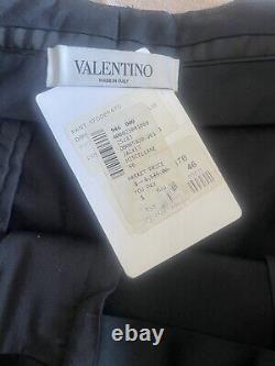 Valentino Mens Black Wool Pants Sz 46/36 US NWT $1535