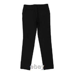 Valentino Trousers 36W 37L Black Wool Blend