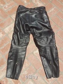 Vanson USA Leathers Cafe Racer Motorcycle Biker Leather Pants Sz 38