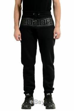 Versace Collection Men's Black Fleece Track Sweat Pants Size S L XL 2XL