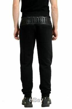 Versace Collection Men's Black Fleece Track Sweat Pants Size S L XL 2XL