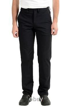 Versace Collection Men's Black Stretch Casual Pants