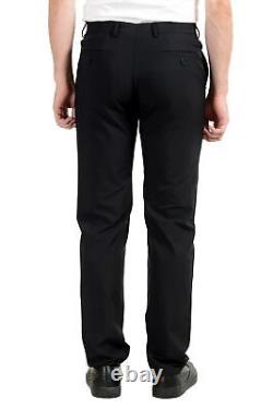 Versace Collection Men's Black Stretch Casual Pants