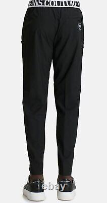 Versace Jeans Couture Men's Black Trousers W34xL29 Mid Brand New Tags RRP £295