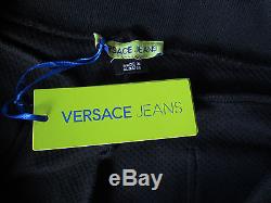 Versace Jeans Print Fleece Jogger Men's Pants Black Size X-Large