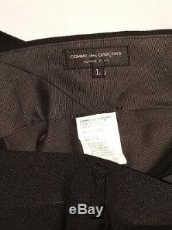 Vintage 1980's Comme des Garcons Black Wool pants