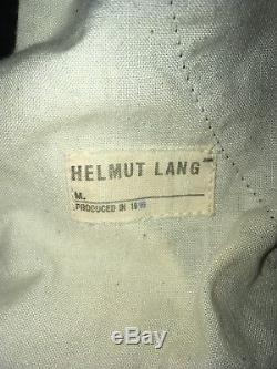 Vintage 1999 Helmut Lang Jeans Black Men's Cargo Pants Men's L