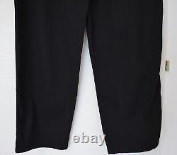 Vintage 80s CLOSED MARITHE FRANCOIS GIRBAUD Pleated Pants Trousers L Italy Black