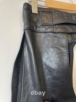 Vintage Genuine Leather Chaps Made in England Waist 27 to 33 Inches