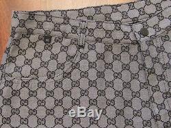 Vintage Gucci Mens GG Monogram Logo Jean Pants Size 38 waist