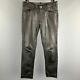 Vintage Image Leather Size 33 Black Leather Button Fly Casual Pants