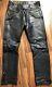 Vintage Langlitz Leathers Leather Motorcycle Pants Thick, Black, Awesome