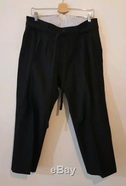 Visvim hakama pants black wool/mohair/linen- made in japan size 3